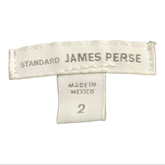 James Perse pullover V-Neck grey black sweater long sleeve. Size 2 - Picture 5 of 7